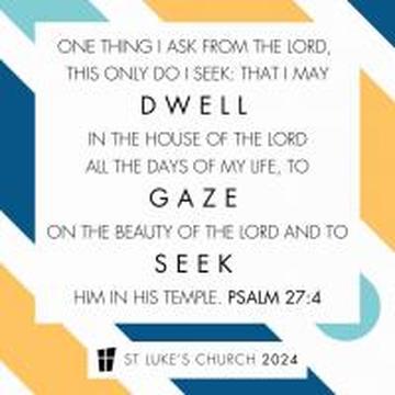 One Thing for 2024 - Psalm 27